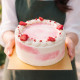 Sugar-Free Strawberries & Cream Cake (Gluten-Free, Keto)