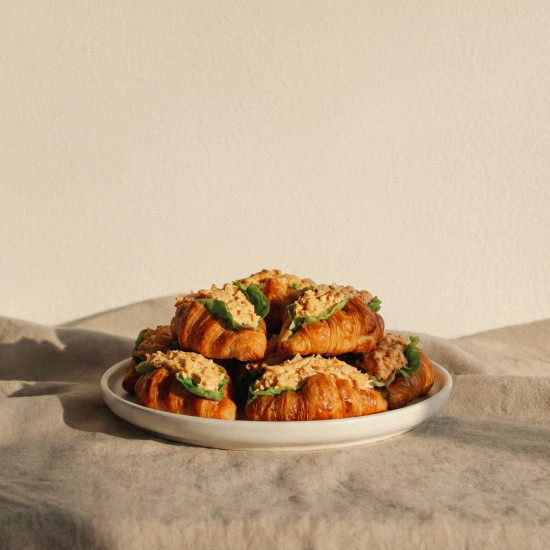 Petite Croissant Sandwiches - Box of Eight
