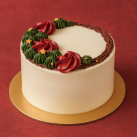 Christmas Wreath Cake