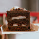 Christmas Special: Dark Chocolate Mochi Log Cake