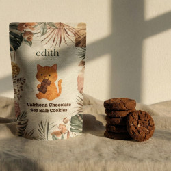 Valrhona Chocolate Fleur De Sel Cookies (Egg-Free) - Petite Bag