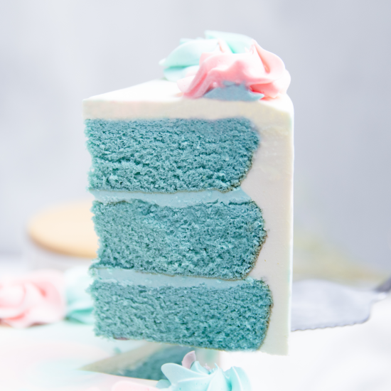 Gender Reveal Drizzle Cake