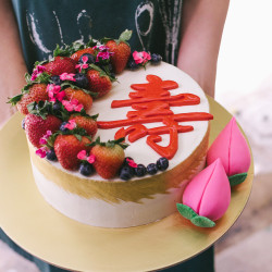 Rustic Longevity Cake