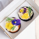 Edible Flowers & Herbs Cupcakes - Box of Six