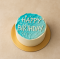 4" Petite Ombre Swashes Cake