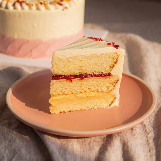 Mango Strawberry Cake