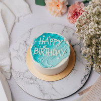 Ombre Swashes Cake