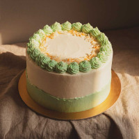 Pandan Coconut Gula Melaka Cake