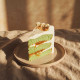 Pandan Coconut Gula Melaka Cake