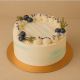 Sugar-Free Blueberries & Cream Cake (Gluten-Free, Keto)