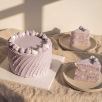 Taro Mochi Cake