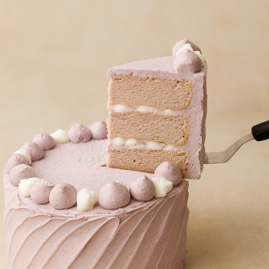Taro Mochi Cake