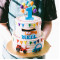 Two Tier Transportation Cake